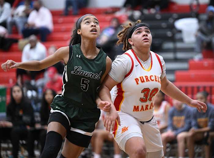 Purcell Marian vs Laurel girls basketball Jeff Harwelll5